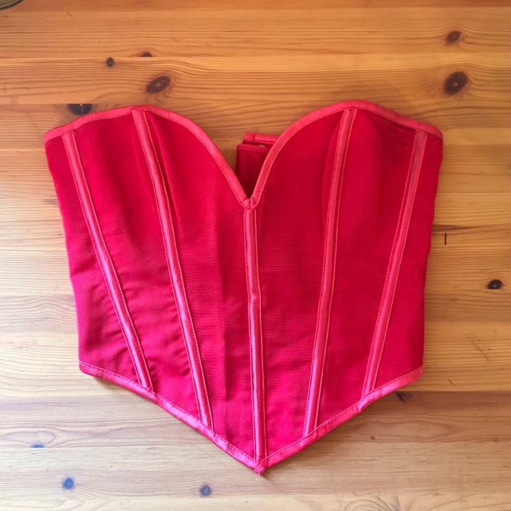 Pink S corset